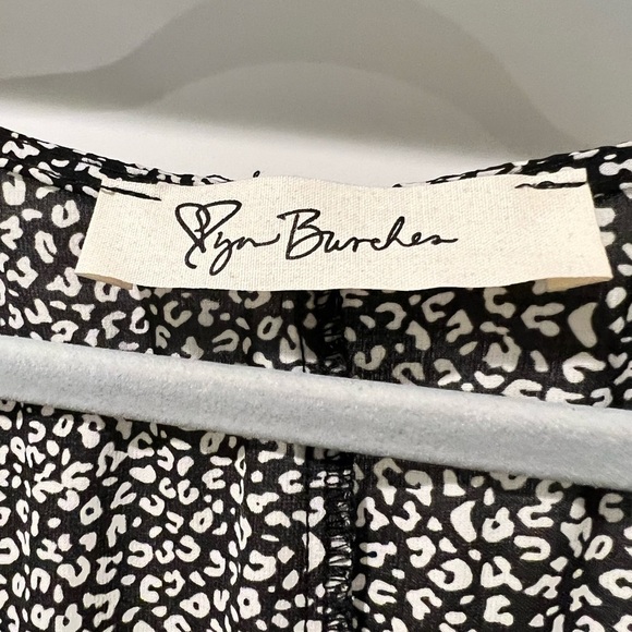 Francesca’s Black and White Cheetah Print Dress - Picture 2 of 5